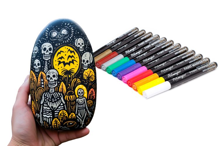 halloweenský kámen